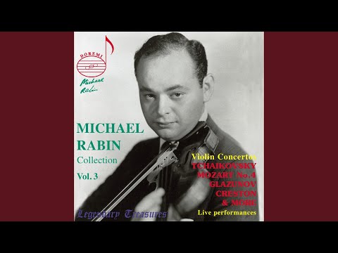 Violin Concerto in D Major, Op. 35, TH 59: I. Allegro moderato (Live)