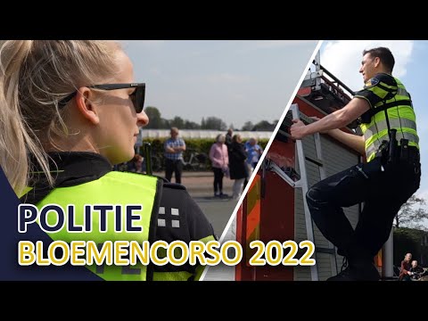 Politie | Dienst tijdens de bloemencorso 2022 | Team (HLT) Hillegom, Lisse en Teylingen
