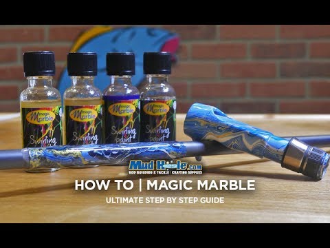 HOW-TO: Mad Swirl Magic Marble on Custom Fishing Rod Components