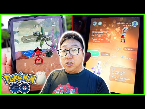 Genesect Raid Hour With Lucky Mewtwo Trade - Pokemon GO