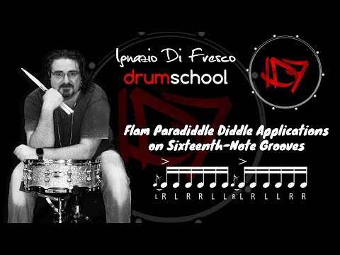 Ignazio Di Fresco Drum lesson: Flam paradiddle-diddle applications
