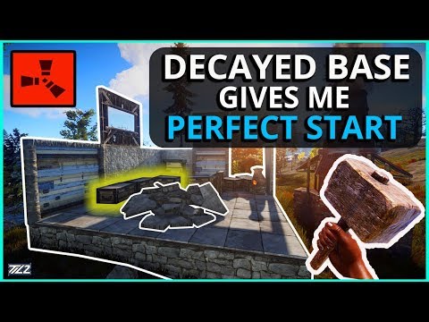 This DECAYED BASE Gave Me The PERFECT START! Rust Solo Survival (Episode 1)