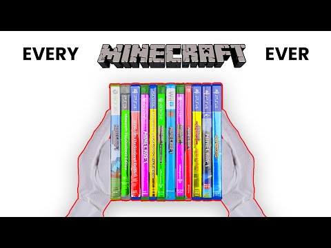 Unboxing Every Minecraft + Gameplay | 2012-2023 Evolution