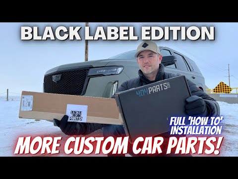 NEW Black Label Edition – Cadillac Escalade Blackout Emblems & How to Install!
