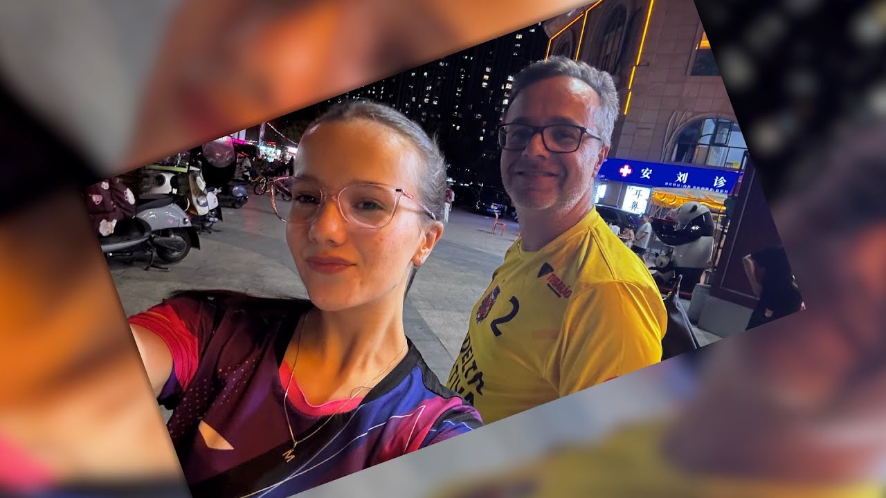 Temporada na China: Mahayla e Giba Sardá mostram rotina intensa de treinos