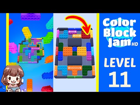 Color Block Jam Level 11 Solution Walkthrough