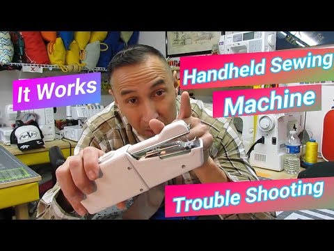 Handheld Sewing Machine, Portable Cordless Sewing, Mini Sewing Machine.