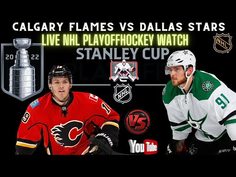 Live NHL Playoffs - Dallas Stars vs. Calgary Flames - Round 1 Game 2 - Play by Play