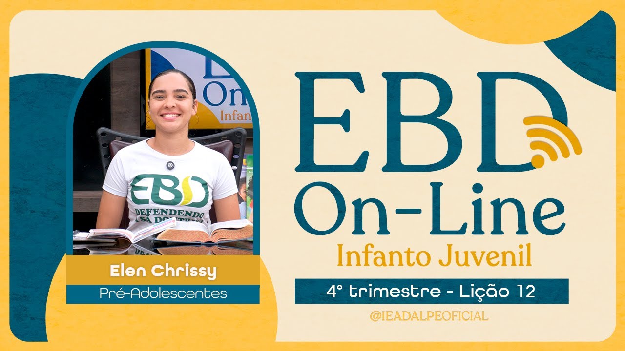 EBD - Lição 12 [Pré-Adolescentes] 4º Trimestre de 2024 - O VALOR DA HUMILDADE - 22/12/2024.