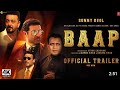 Baap (2023) Sunny Deol BlockbusterFull Action Hindi Movie | New ReleasedBollywood Action Movie#sunny
