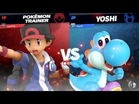 Super Smash Bros Ultimate loading... (Pokemon Trainer) vs AlexR (Yoshi)