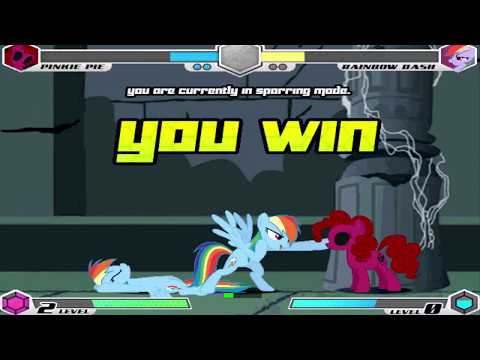 Fighting is Magic Project A 1.5 (2016) #6/8 - Pinkie Pi...Smile EXE? ("F" skin)