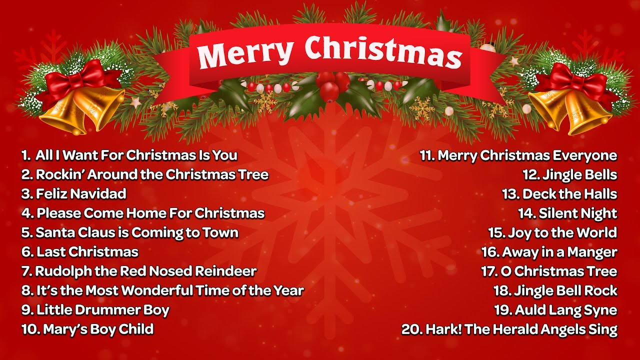 Top Christmas Songs of All Time 🎅 Best Merry Christmas Music 1 Hour Playlist