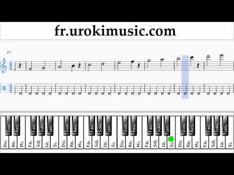 Comment Jouer du Piano (main droite) Clean Bandit - Rockabye ft Sean Paul Anne-Marie Tab Tablature