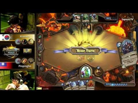 Kranich vs Pinpingho | Semifinals Hearthstone World Championship 2015 Asia Pacific