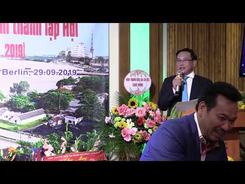 ÔNG ĐINH VIẾT LÂM, CHỦ TỊCH HỘI ĐH THANH HÓA CHLB ĐỨC PHÁT BIỂU