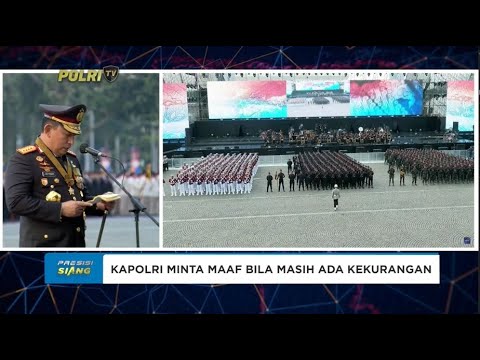 KAPOLRI MINTA MAAF BILA MASIH ADA KEKURANGAN