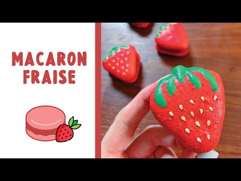 Ma recette de macaron fraise !
