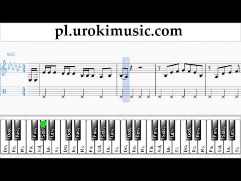 Jak Grać Na Fortepianie (prawa ręka) Charlie Puth - Attention Tabulatura Lekcje Część 2 um-i463