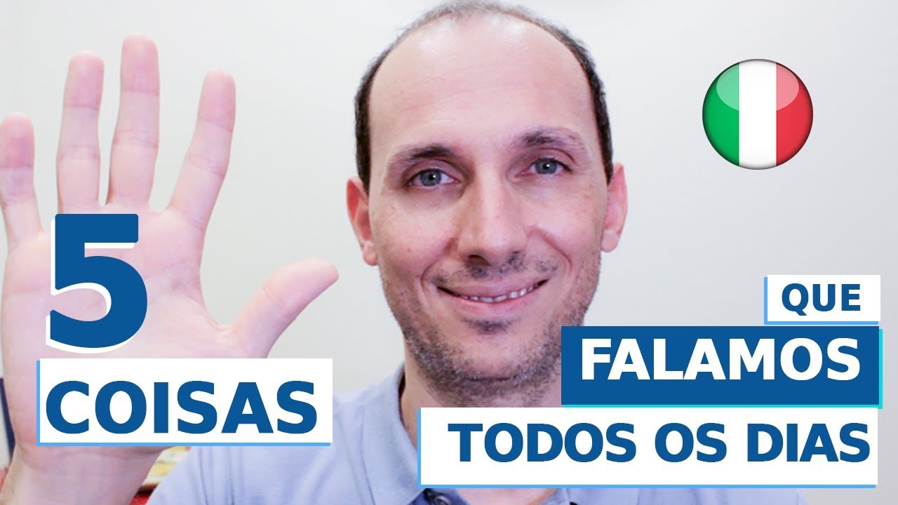 5 PALAVRAS e EXPRESSÕES que os ITALIANOS FALAM TODOS OS DIAS I Vou Aprender Italiano