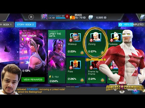 ACT 7.2.2 (zoning) EASY PATH COMPLETION | MARVEL CONTEST OF CHAMPIONS GAMEPLAY IN HINDI |