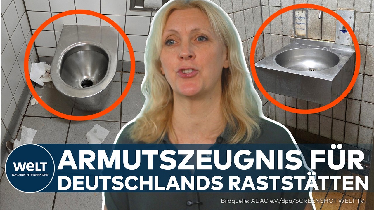 DEUTSCHLAND: Armutszeugnis! Toiletten im ADAC-Check so schlecht wie seit Jahren nicht mehr