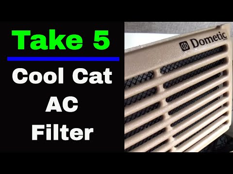 Take 5: Dometic Cool Cat Air Conditioner Filter in a NuCamp TaB 400