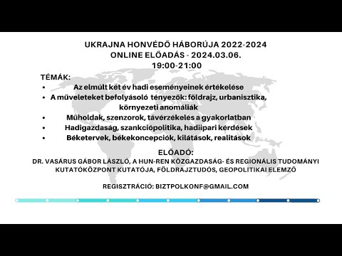Ukrajna honvédő háborúja - 2 év tapasztalatai (2022-2024)