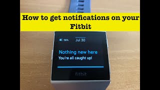 How to get notifications on your Fitbit