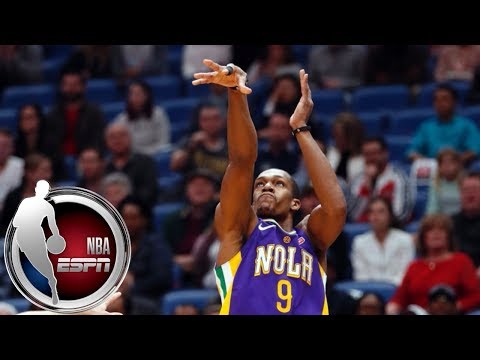 Rajon Rondo goes off for four 3-pointers late in 2nd quarter of Jazz-Pelicans | ESPN