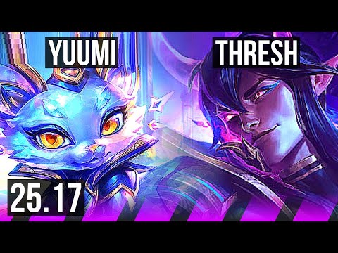 YUUMI & Yunara vs THRESH & Jinx (SUP) | KR Diamond | 25.17