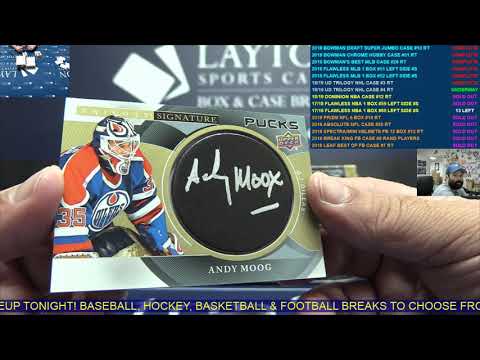 2018/19 Upper Deck Trilogy Hockey Hobby 10 Box Case Break #4