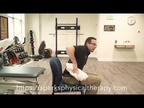 Anterior Pelvic Tilts Isometrics in Sitting- Sparks Physical Therapy