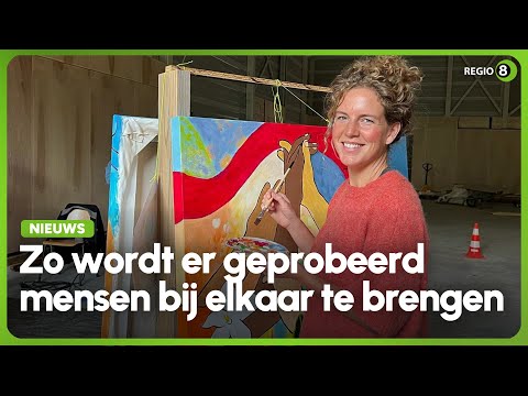 Inwoners Keijenborg geven kleur aan nieuw sportcomplex: ‘Het is een kunstwerk van ons allemaal’