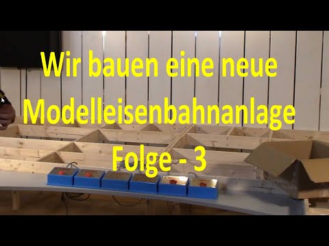 Wir bauen unsere Modelleisenbahn - Teil 3 - Fahrpult und Trassen