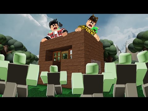 ROBLOX: A NOVA CASA DO VELHOTE E NOVOTE FOI COMIDA POR ZUMBIS!!!