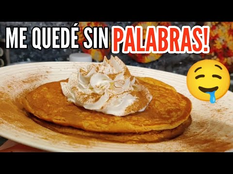 PANCAKES DE CALABAZA Y PROTEÍNA - PARA PERDER PESO Y EVITA LA FLACIDEZ DIETA KETO DIET LOW CARB