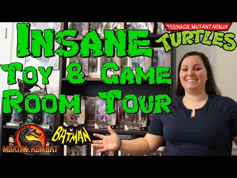 INSANE Toy & Game Room Tour (2020) TMNT, Batman, Mortal Kombat, PC Setup, PS4, Xbox One and More!