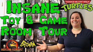 INSANE Toy & Game Room Tour (2020) TMNT, Batman, Mortal Kombat, PC Setup, PS4, Xbox One and More!