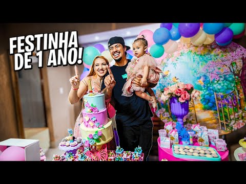 FESTA DE ANIVERSÁRIO DE 1 ANO DA ISABELA❤️