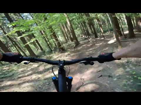 Trebević - Enduro Trail: FULL SPEED RUN (with Hikers on the Trail)