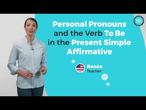 Personal Pronouns 🤩 and The Verb To Be in the Present Simple Affirmative 💫