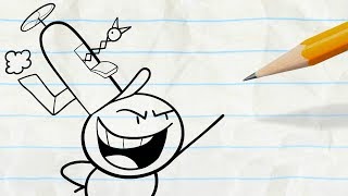 "Hats All Folks" Pencilmation | Animation | Cartoons | Pencilmation