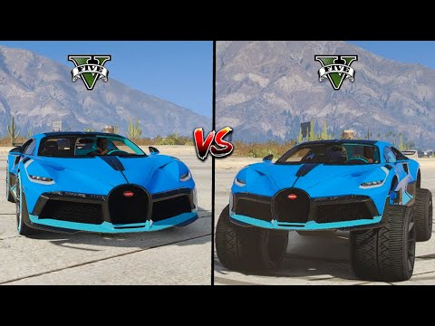 Gta 5 Normal bugatti chiron Car Vs Gta 5 Monster bugatti chiron Car - Which Is Best?