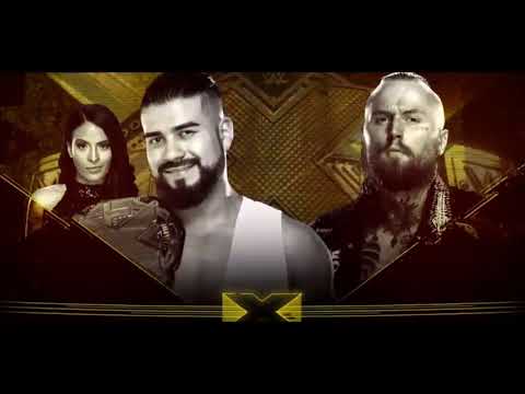 WWE NXT TakeOver - New Orleans: Andrade Cien Almas vs. Aleister Black - Official Match Card