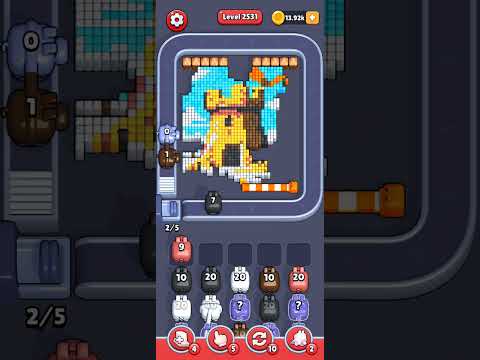 Pixel Flow Level 2531 Walkthrough
