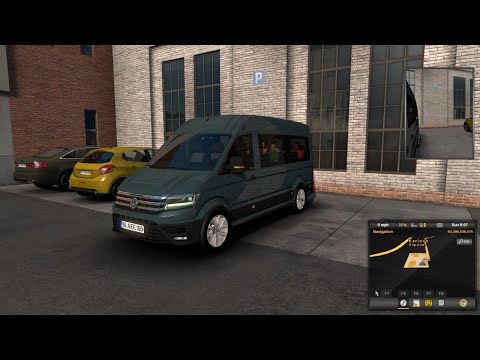 ETS2 1.38 Mods |Car Mod| - Return to Home in Town on the Volkswagen Crafter 2020 V1R40 Mod