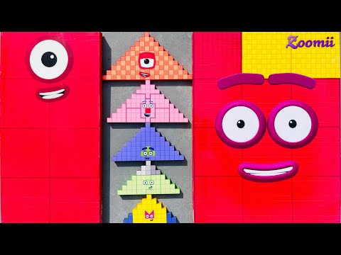 Looking for Numberblocks Puzzle Tetris NEW 100 vs 1300 Space ASMR Numberblocks Satisfying Video #88