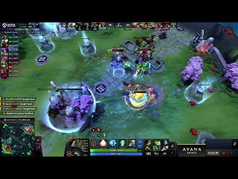 moment when 136 minutes long game between Gaimin Gladiator vs Quest Esport finally ended