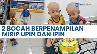 Penampakan 2 Bocah yang Berpenampilan Mirip Upin dan Ipin
